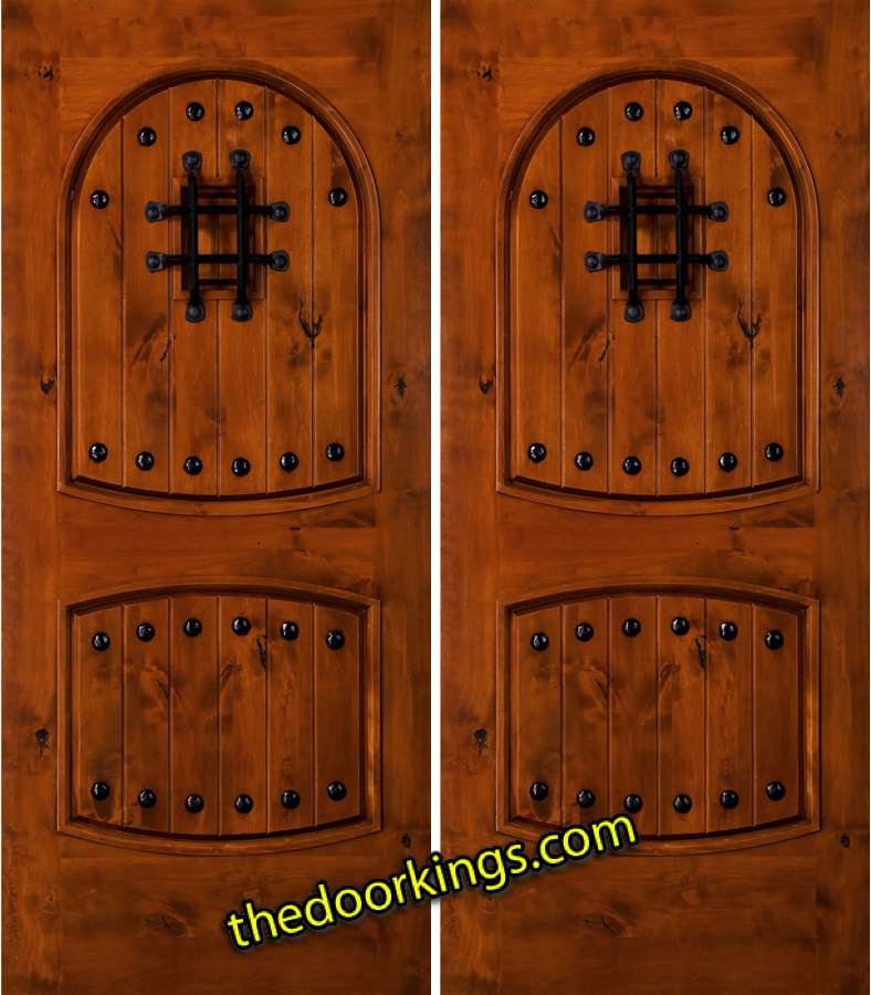 sw01 knotty alder double door